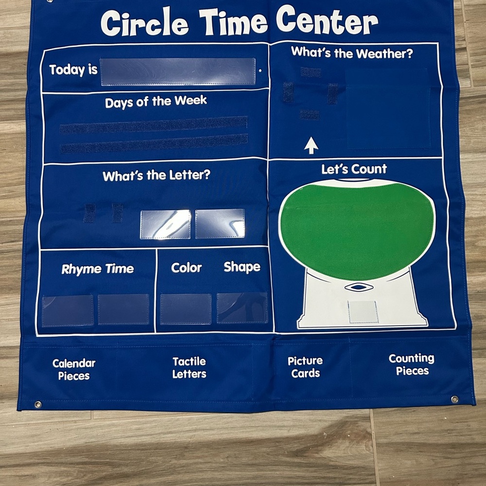 Blue Circle Time Center Chart